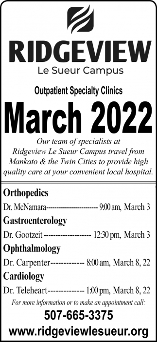 Outpatient Specialty Clinics