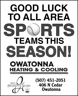 Good Luck to All Area Sports Teams this Season!