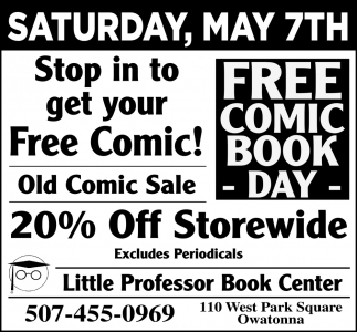 Stop In To Get Your Free Comic!