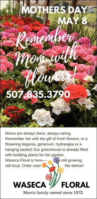 Remember Mom With Flowers