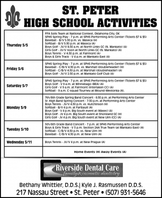 St. Peter High School Activities