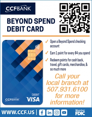 Beyond Spend Debit Card