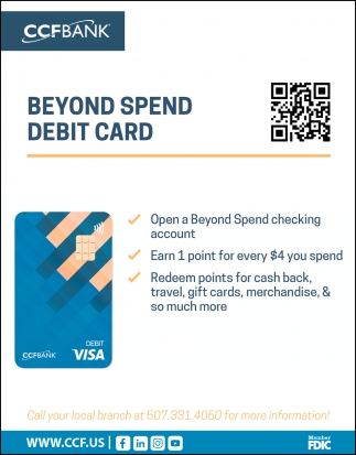 Beyond Spend Debit Card