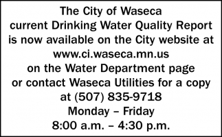 Current Drinking Water Quality Report