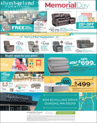 Memorial Day Sales Event