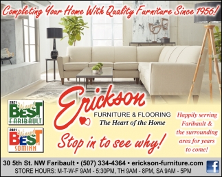 Completing Your Home With Quality Furniture Since 1956