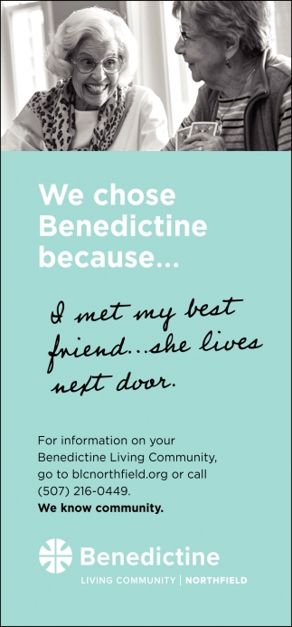 We Choose Benedictine Because...