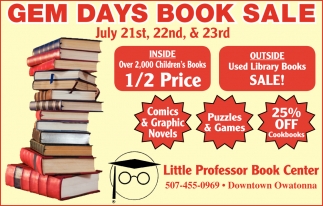 Gem Days Book Sale