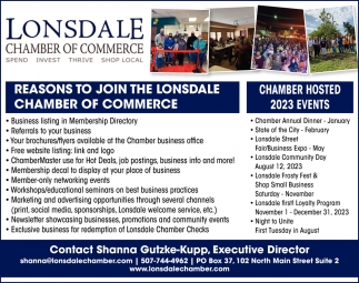 Chamber Hosted 2023 Events