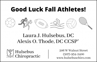 Good Luck Fall Athletes!