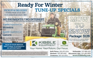 Ready for Winter Tune-Up Specials