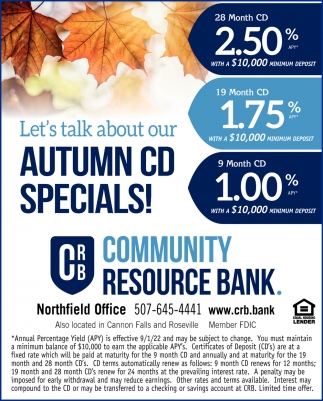 Autumn CD Specials