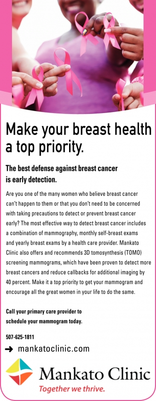 Make Your Breast Health A Top Priority