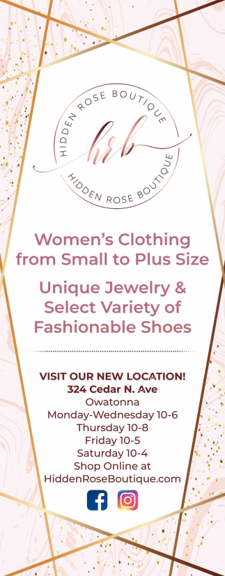 Women's Clothing from Small To Plus Size