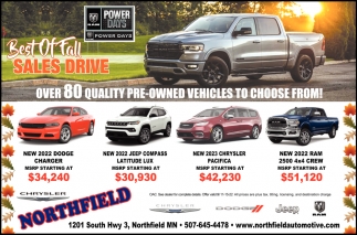 Best of Fall Sales Drive