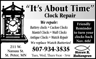 We Repair Clocks