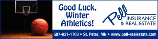 Good Luck, Winter Athletics!