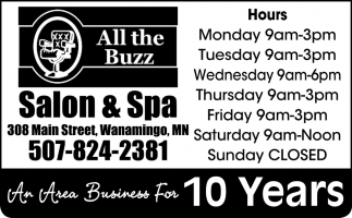 An Area Business for 10 Years