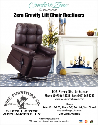 Zero Gravity Lift Chair Recliners