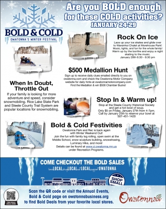 Are You Bold Enough for The Cold Activities?