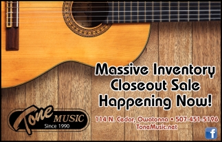 Massive Inventory Closeout Sale Happening Now!