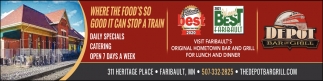 Where the Food's so Good It Can Stop a Train