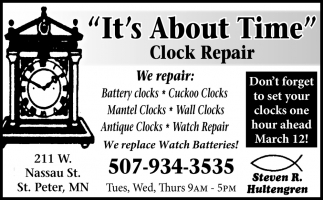 We Repair Clocks