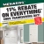 11% Rebate on Everything End Thanksgiving Day!