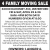 Moving Sale