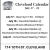 Cleveland Calendar