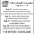 Cleveland Calendar
