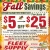 Fall Savings