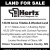 Land for Sale