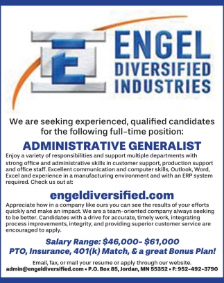 Engel Diversified Industries