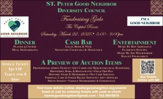 St. Peter Good Neighbor Diversity Council Fundraising Gala (March 22, 2025)