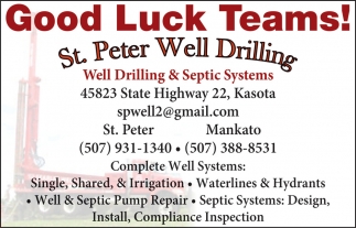 St. Peter Well Drilling