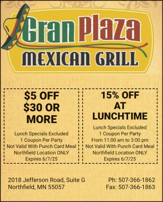 Gran Plaza Mexican Grill