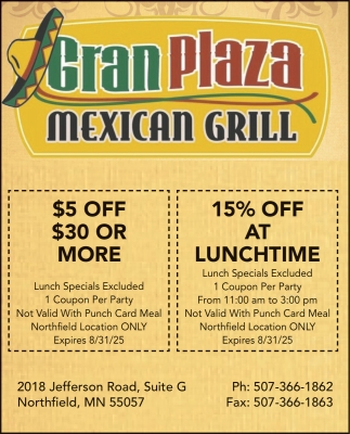 Gran Plaza Mexican Grill