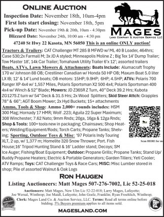 Mages Land Company & Auction Service
