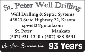 St. Peter Well Drilling
