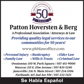 Patton, Hoversten & Berg, PA