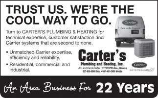 Carter's Plumbing and Heating, Inc