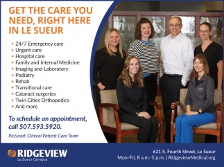 Ridgeview Le Sueur Medical Center