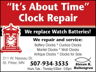 It's About Time Clock Repair