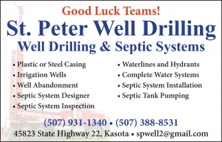 St. Peter Well Drilling
