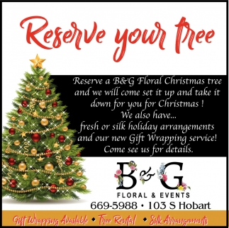 Reserve Your Tree