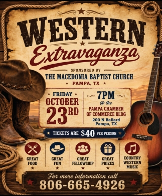 Western Extravaganza (October 23, 2026)
