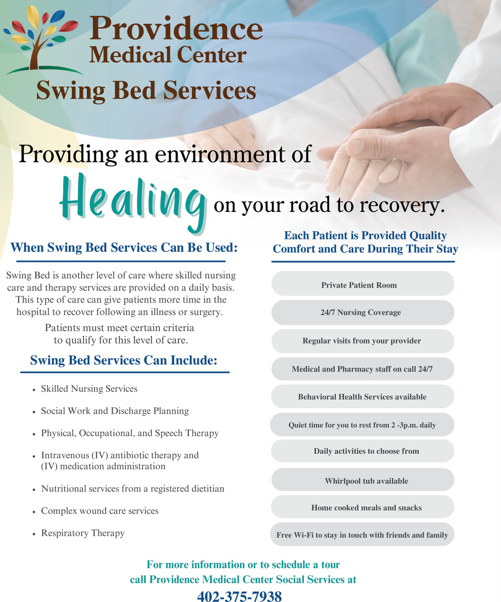 Swing Bed Services, Providence Medical Center, Wayne, NE