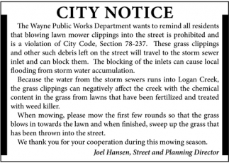 City Notice