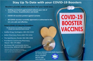 Stay Up To Day With Your COVID-19 Boosters
